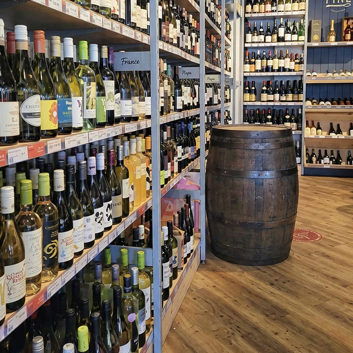 Mother’s Day and St Patrick’s Day drinks near you available in store at Wine Rack, with shelves stocked full of wines and spirits ready for seasonal celebrations.