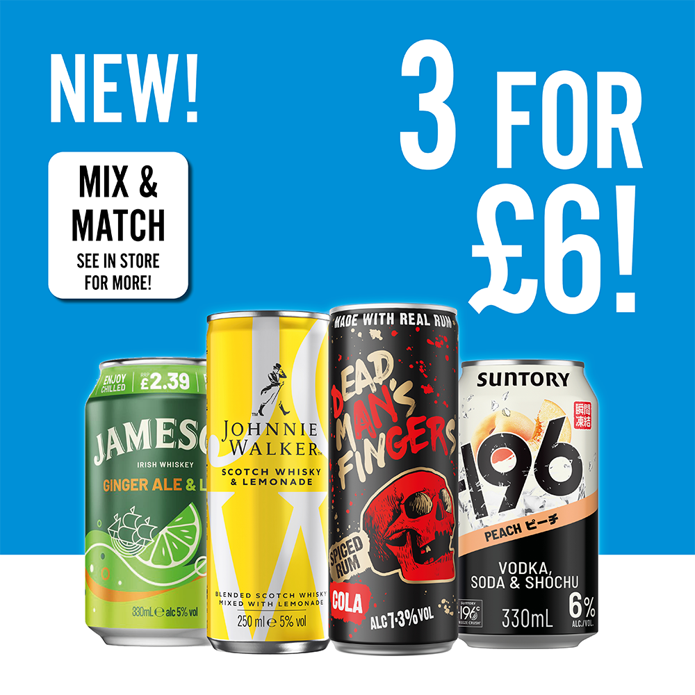 New In Store – 3 For £6 Offer Ends 22/06/2026