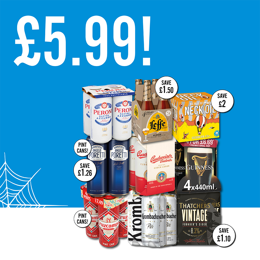 £5.99 Each Offer Ends 09/11/2026